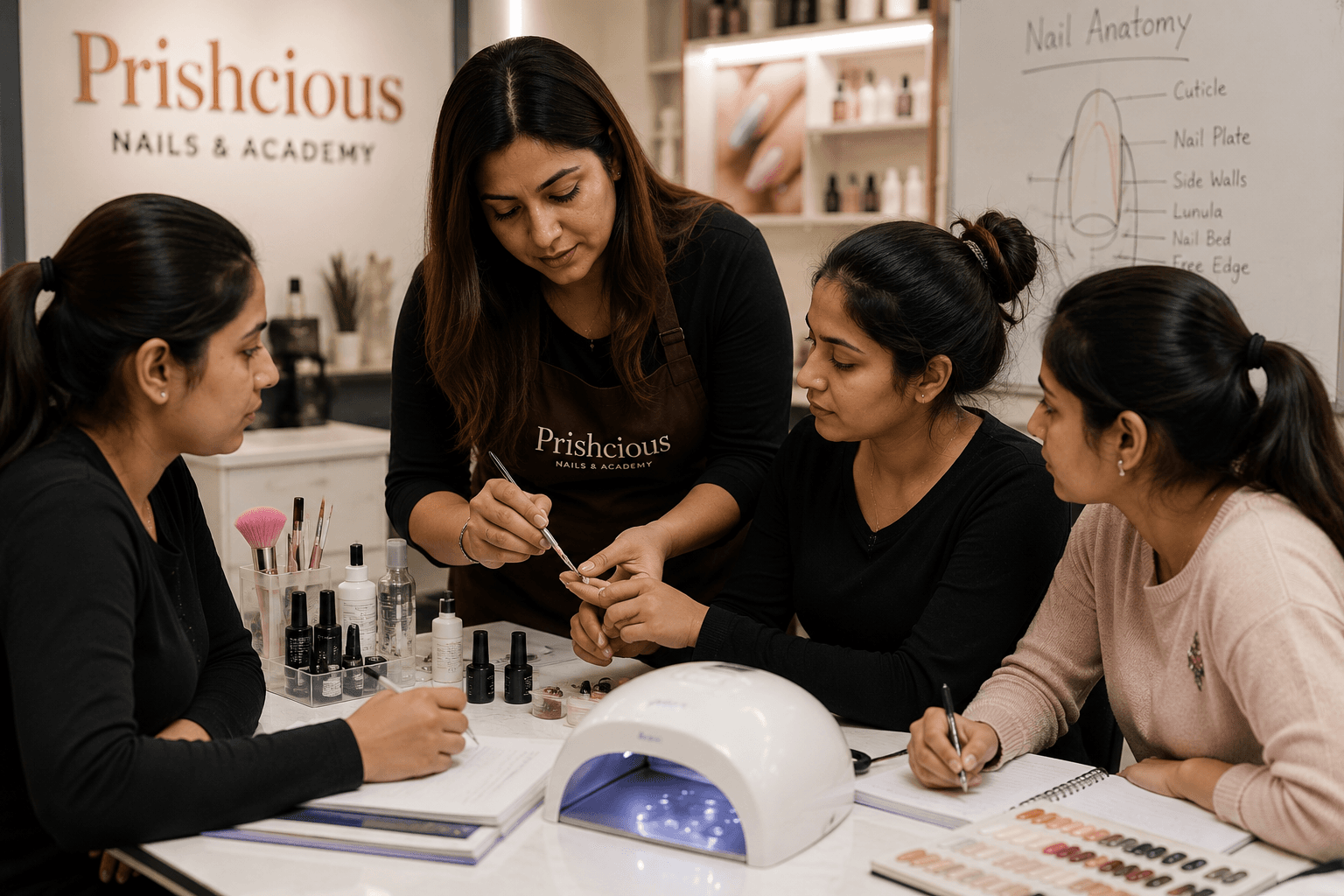Prishcious Nails Academy — Basic Nail Art Course training course in Ghatkopar Mumbai